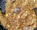 A picture of step 3 of Daliya Ladoos.