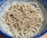3倍滑溜、胡麻納豆涼拌烏冬的食譜步驟5照片