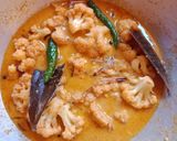 A picture of step 6 of Bangladeshi Style Cauliflower Korma.