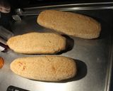 Foto del paso 7 de la receta: Milas, berenjenas horneadas y cocoritas, con panes Grosssos de aquellos