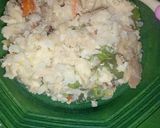 Foto langkah ke 3 dari resep Nasi Tuna Kukus Keju (Mpasi 1y+).