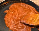 A picture of step 5 of Ghee Mysore Pak.