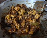 A picture of step 3 of Bihari Style Chicken.