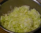 A picture of step 2 of Sautéed Cabbage with Nutmeg.