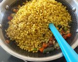 A picture of step 10 of Sorghum Upma (Jowar Upma).