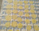 A picture of step 6 of Potato papad.