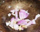 A picture of step 2 of Sarson ke saag Ka Thepla.