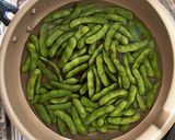 A picture of step 7 of Easy Appetizer: Basic Salted Boiled Edamame.