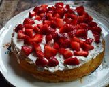 Une image de l'étape 4 de Layer cake à la fraise.