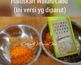 Foto langkah ke 3 dari resep Lemet Labu Isi Pisang.