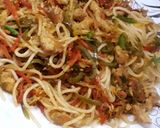 A picture of step 19 of Chicken manchurian spaghetti.