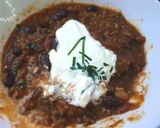 A picture of step 4 of My Chilli Beef. 😘.