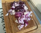 Une image de l'étape 5 de Bœuf aux tomates, carottes, oignons rouges et épices (avec pains paratha).
