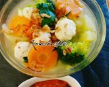 Foto langkah ke 9 dari resep Sup sayuran bola2 ayam😍.