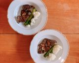 Hình bước làm 4 của món Bò áp chảo eat clean