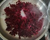 A picture of step 2 of Beetroot pachadi.