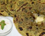 A picture of step 6 of Methi thepla.