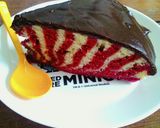 รูปขั้นตอนการทำที่ 11 ของ Chocolate red velvet zebra cake