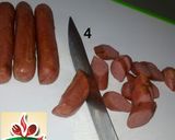 A picture of step 4 of Savoury italian sausage elbow macaroni.