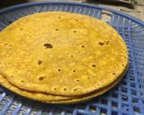 A picture of step 2 of Dal dhokli.