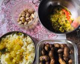 பீர்க்கங்காய் சாம்பார்&அவரைக்காய்தேங்காய்பால்கிரேவி([peerkangai sambar and avaraikkai gravy recipes) ரெசிபி ஸ்டேப் 10 புகைப்படம்