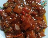 Foto langkah ke 5 dari resep Oseng Cecek Pedas Manis.