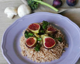 Foto del paso 8 de la receta: Arroz basmati especiado con higos y verduras