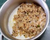 A picture of step 3 of Banana stem Raita.