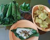 Foto langkah ke 5 dari resep Nasi Bakar ayam jamur ga pake ribet 😂.