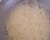 A picture of step 3 of Andey wala gosht.