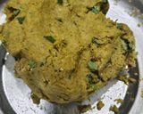A picture of step 4 of Rajasthani Korma Roti.