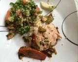A picture of step 4 of One pan salmon.