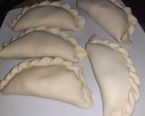 Foto del paso 4 de la receta: Empanadas de Berenjenas Ahumada Queso y Rúcula /Pasteis de Berinjela defumada, Queijo é Rúcula