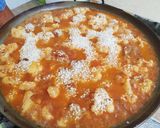 A picture of step 5 of Pork Rib and Cauliflower Paella.