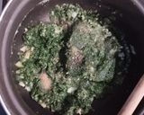 Spenót csőben sütve 3 az 1-ben -tojással és krumplival recept fázis 2 fotója