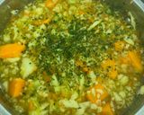 A picture of step 4 of Goodness Vegetable Soup.