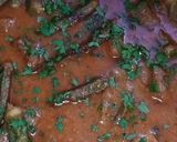 A picture of step 13 of Lady Finger Mutton (Bhindi Gosht).