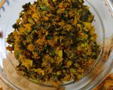 गावरान पातीचा झुणका (Gavran Paticha Zunka Recipe In Marathi) रेसिपी स्टेप 3 फोटो 
