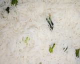 A picture of step 1 of Tandoori chicken boti biryani.