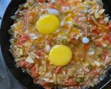 A picture of step 6 of Papeda Par Eeda for Navroz or Parsi New Year.