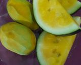 Foto langkah ke 1 dari resep Jus kuini semangka air kelapa muda.
