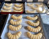 Pas rețetă Cornuri sau Bageluri rusești cu cremă de vanilie și Nutella ❤️ 4 fotografie