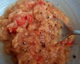 A picture of step 3 of My Lentle & Tomato Dip 😁.