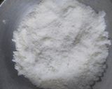 A picture of step 2 of Coconut Rose Sweet.