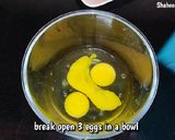 A picture of step 1 of Easy egg breakfast recipe BREAD OMELETTE.