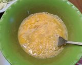 Foto langkah ke 3 dari resep Telur Dadar Buncis.