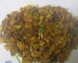 A picture of step 2 of Onion subzi.