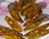 A picture of step 5 of Parwal fry.