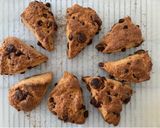 A picture of step 4 of Cream Scones with Milk Chocolate.