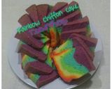Foto langkah ke 5 dari resep Rainbow Chiffon Cake.